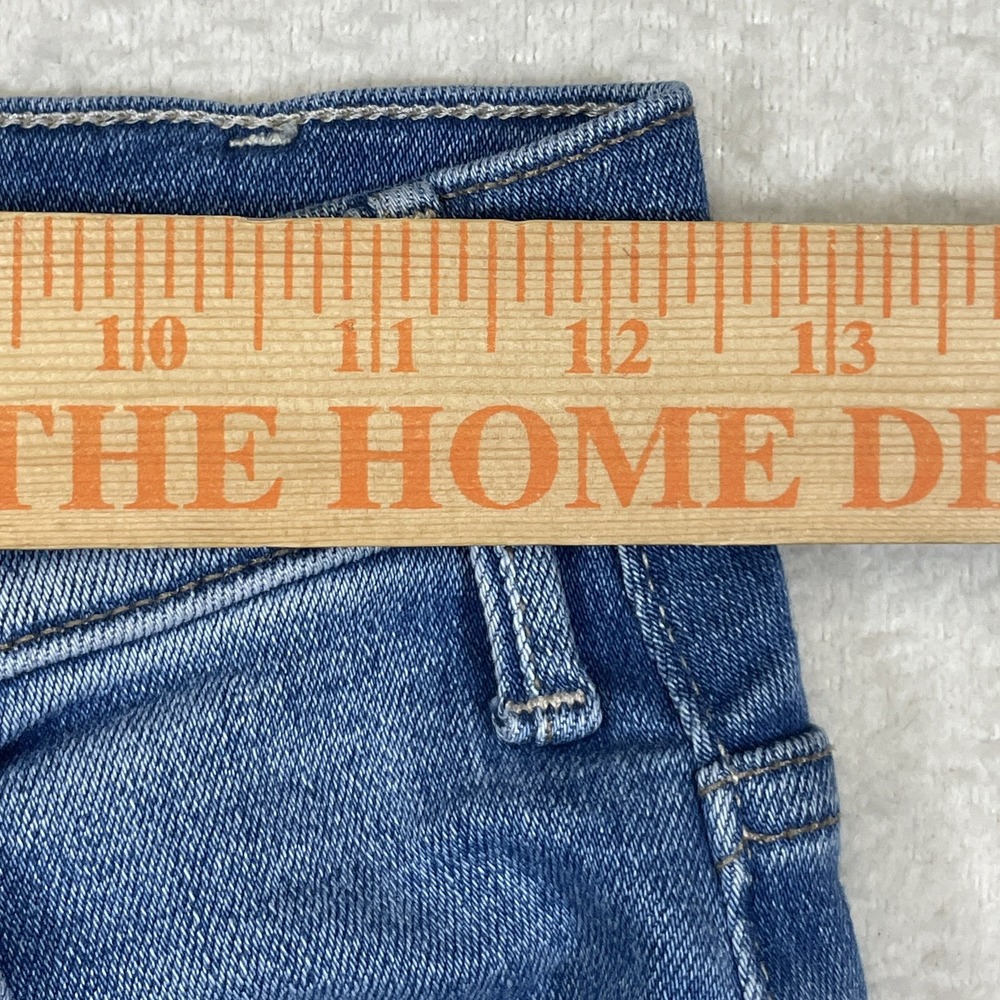 Mother Size 26 The Hustler Ankle Fray Denim Jean Wash No Promises Style Q117-686 - Picture 4 of 11